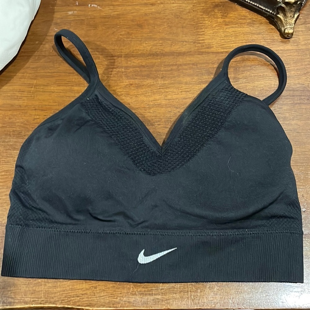 Nike sports bras with padding - not new / worn once no stains or tears.